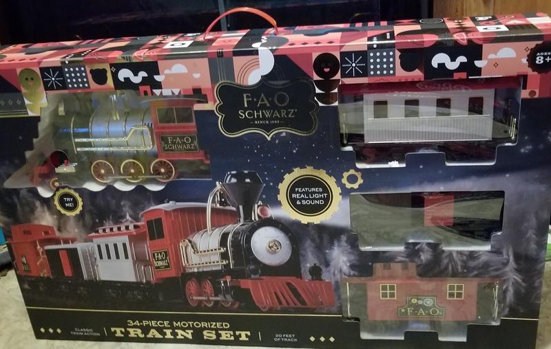 Fao schwarz train set 34 piece on sale