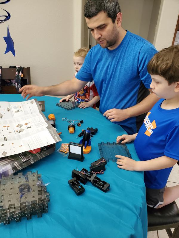 Both boys that are much younger really enjoyed this!