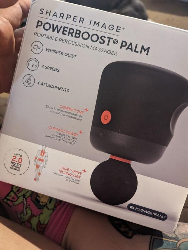 Sharper Image Powerboost Palm Portable Percussion Massager