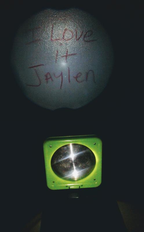 I can see my name on the wall wow