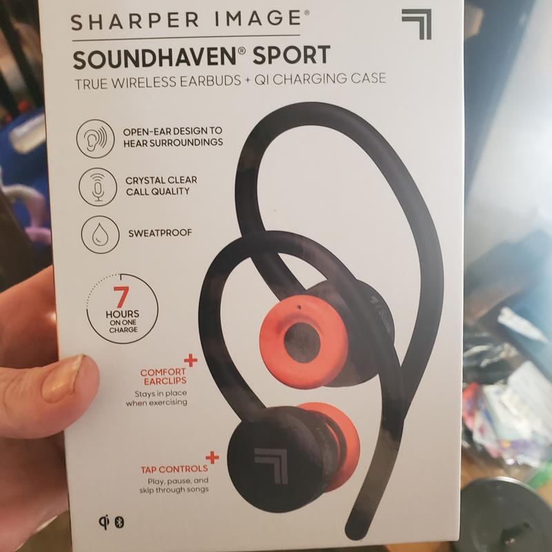 Sharper Image® Soundhaven® Sport Over the Ear True Wireless Earbuds in