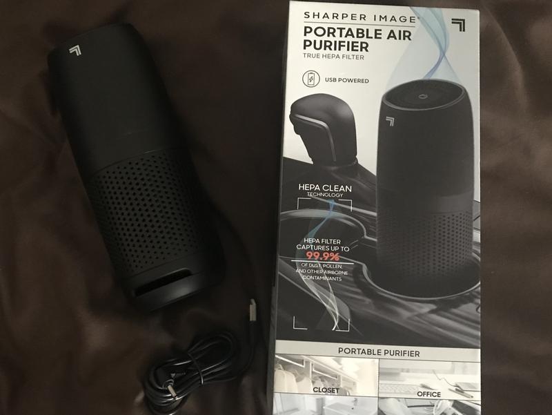 Sharper image closet on sale ionic air purifier