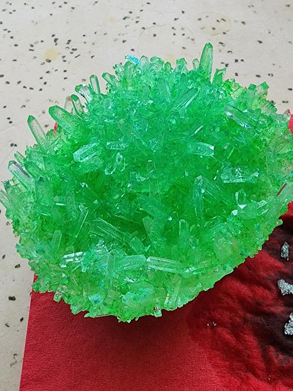 Large crystal formation and beautiful colors- other brand