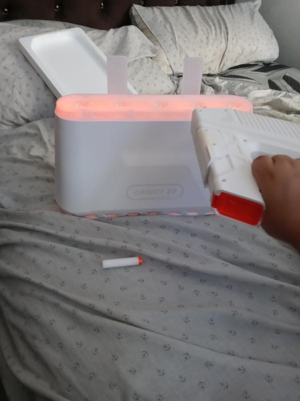 Your able to shoot down the targets