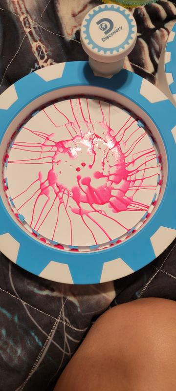 Pink paint art