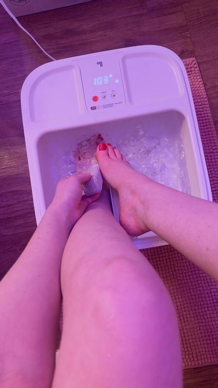 MaxKare Foot Bath Spa Massager: Wireless Remote Control, 8 Shiatsu