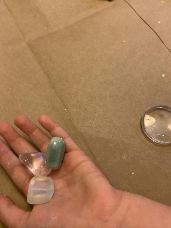 Some of the rocks she dug out