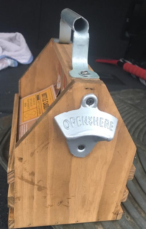 Built in bottle opener is a big plus!!