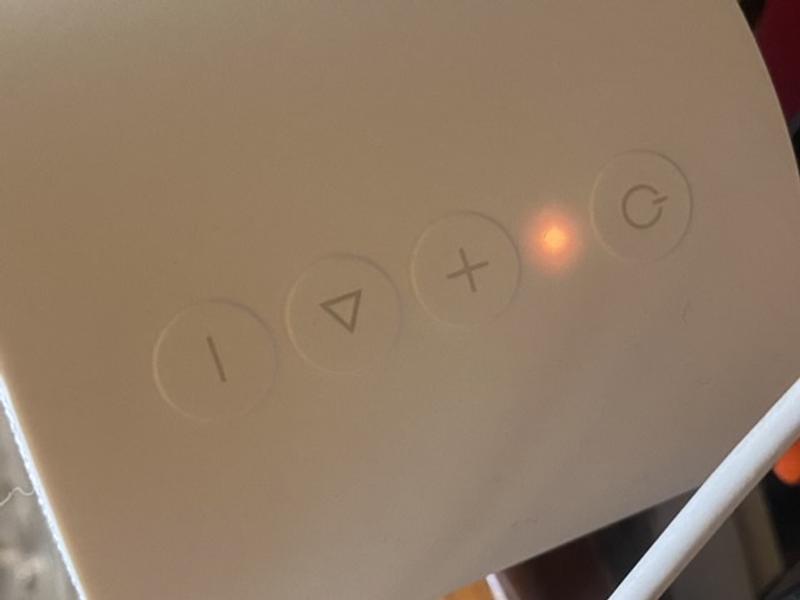 When charging, there will be a light that you can easily see. Light goes out when fully charged.