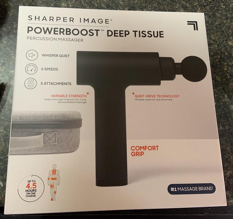 Sharper Image Powerboost Deep Tissue Percussion Massager