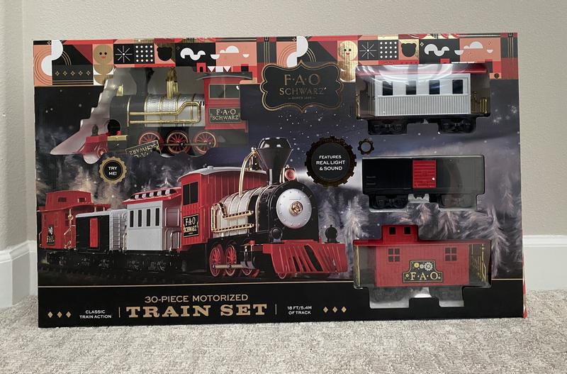 FAO Schwarz Train Set Motorized with Sound 30 PC Created for Macy s Macy s