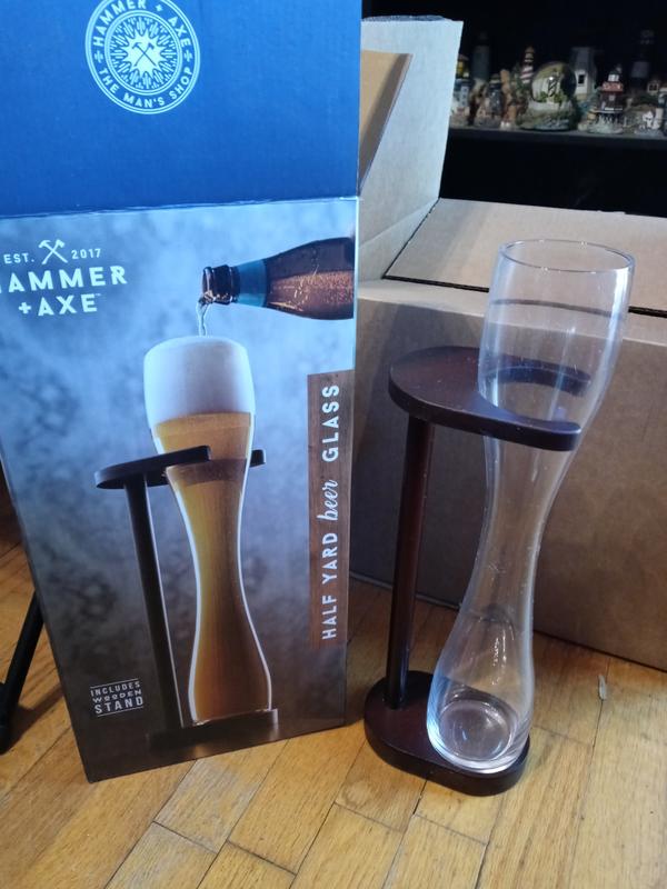 new beer glass and stand!