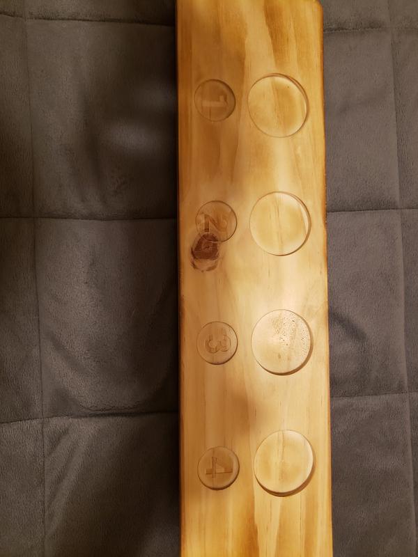 Beer tasting flight board