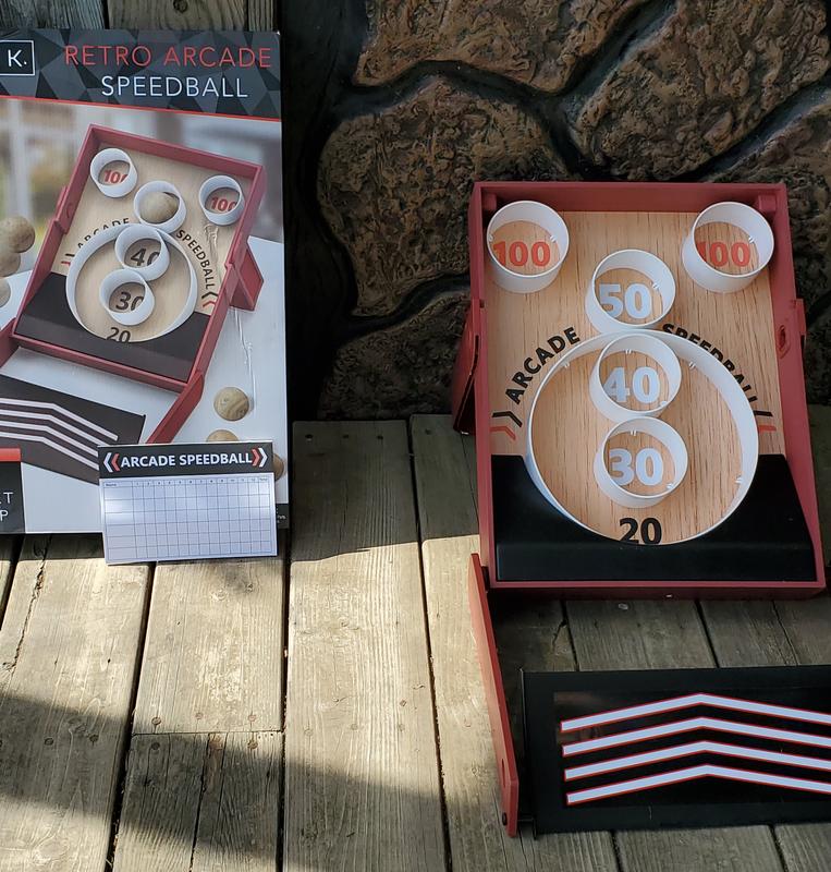 Black Series Collapsible Skeeball Game with score pad!