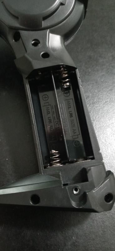2 AA Batteries for the remote control.