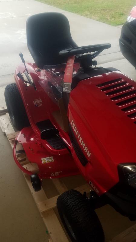 Craftsman 46 inch riding lawn online mower