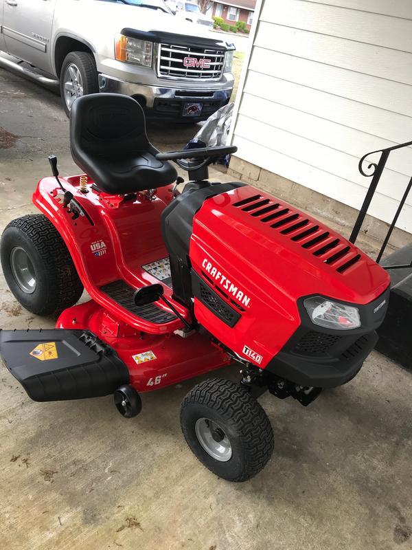 Craftsman 46 best sale inch riding mower