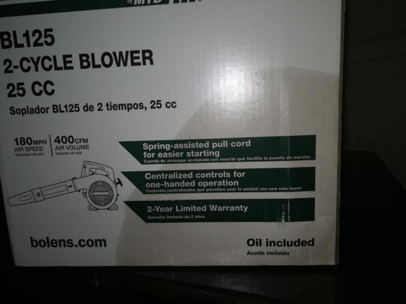 Bolens BL125 Blower - 41AS79BY765