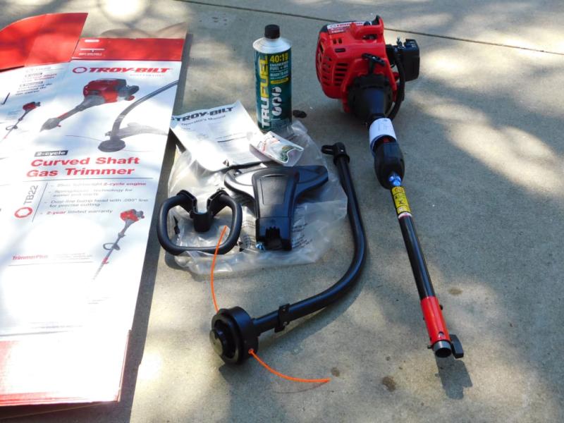 Troy bilt deals weed eater tb22