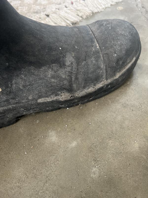 Boot split open here, which I later glued.