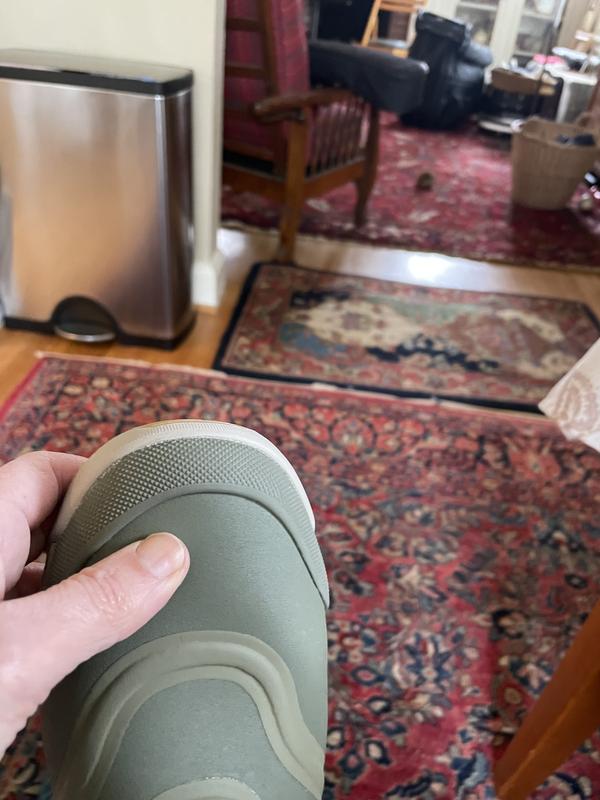 This is where my toe ends