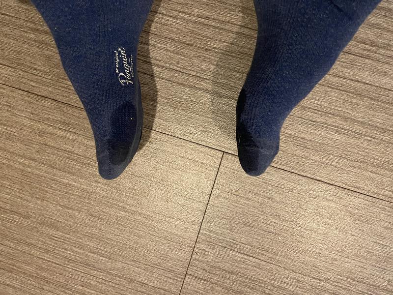 Wet socks from 3inch high grass