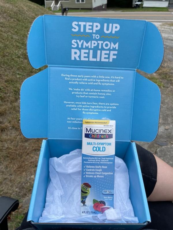 Children's Mucinex MultiSymptom Cold Liquid Very Berry, 40 OFF