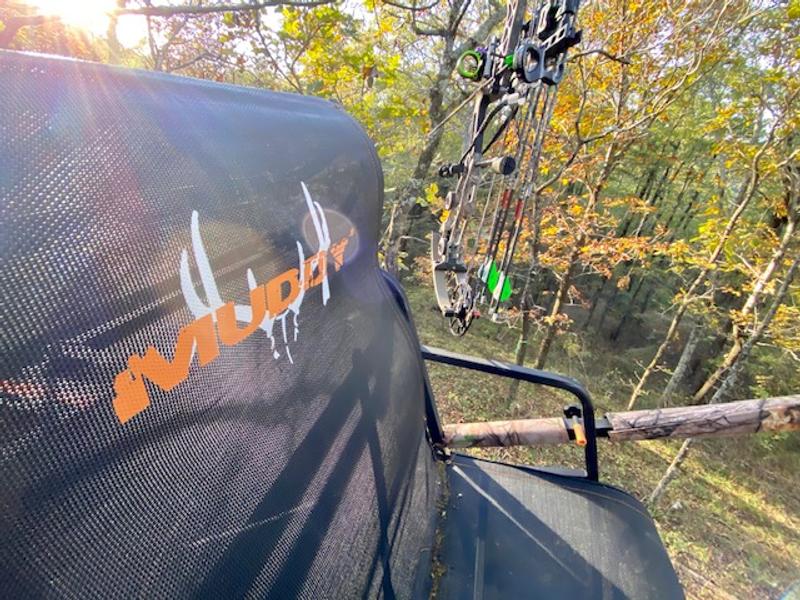 Awesome to bow hunt from. Lots of room and big platform