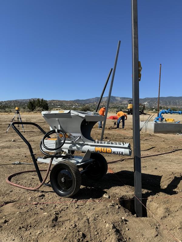 MUDMIXER Heavy Duty Portable Continuous Concrete Mixer Evolution