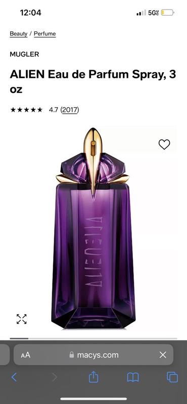 Alien Perfume Eau De Parfum Mugler Official Site