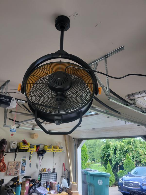 18 Garage Fan Ceiling Mounted Plug In