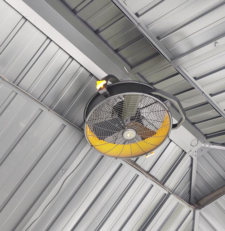 18 Garage Fan Ceiling Mounted Plug In