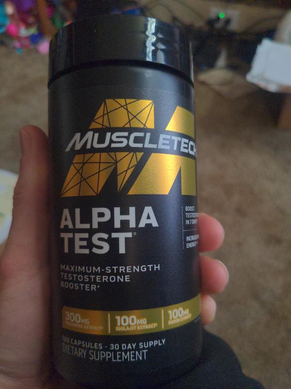MuscleTech ProSeries Alpha Test Max Strength Testosterone Booster  Rapid-Release Bio Capsules, 120 ct - Kroger