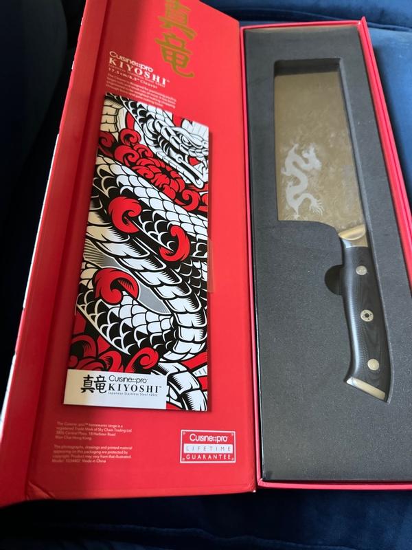 Customer photo for "A Cleaver That Cuts Like a Dream"