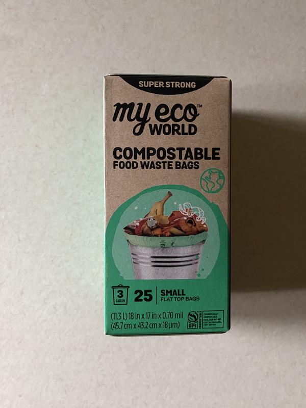 MyEcoWorld 3-gallon Compostable Food Waste Bag, 150-count