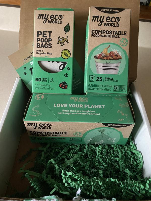 My Eco World Compostable Trash Bags Review - The Cleaning Lady