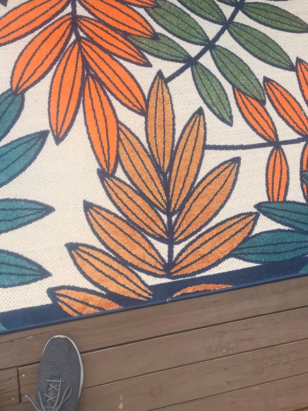 Aloha Tropical Multicolored Outdoor Rug, ALH18 | Nourison Home