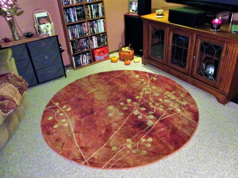 Our new living room rug.