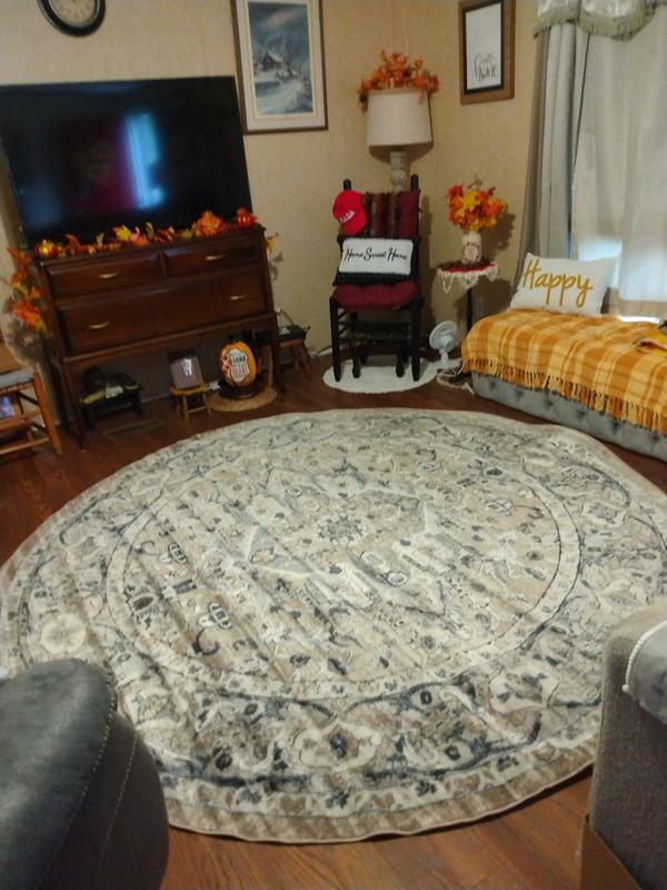 My new round rug