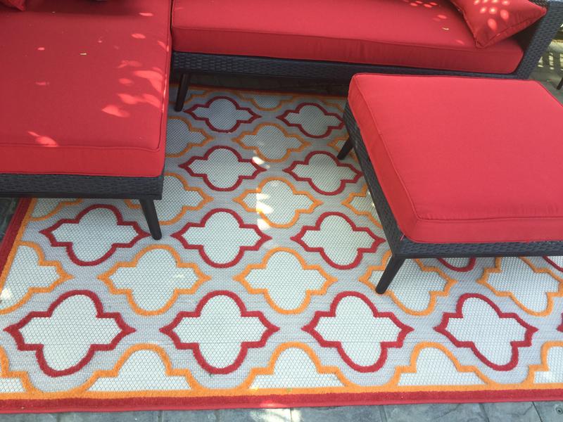 Beautiful accent carpet