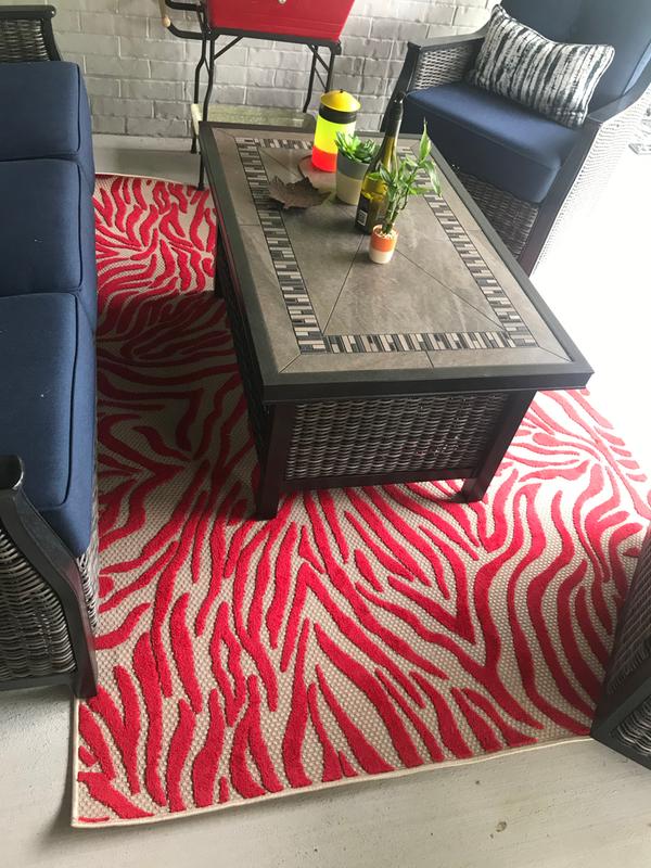 Etta Avenue™ Tyron Animal Print Indoor/Outdoor Rug & Reviews