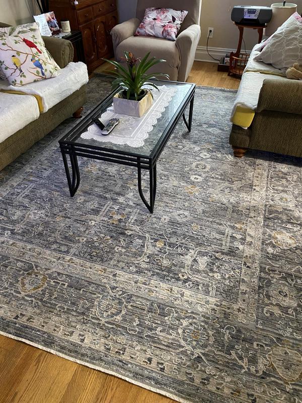 Lynx Slate Multicolor Indoor only Persian Rug, LNX03 | Nourison