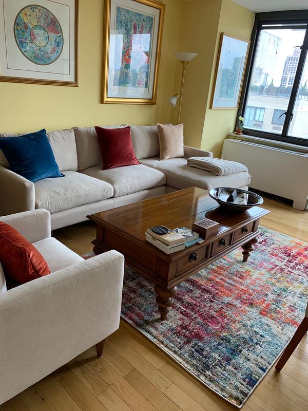 Celestial Abstract Pink Rug, CES13 | Nourison Home