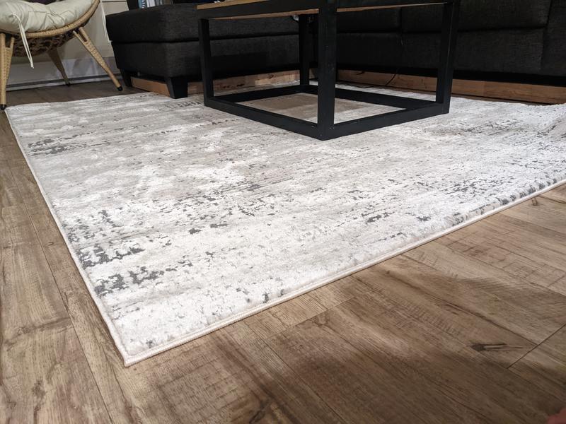 Calvin Klein Rush Abstract Ivory/Grey Rug, CK953