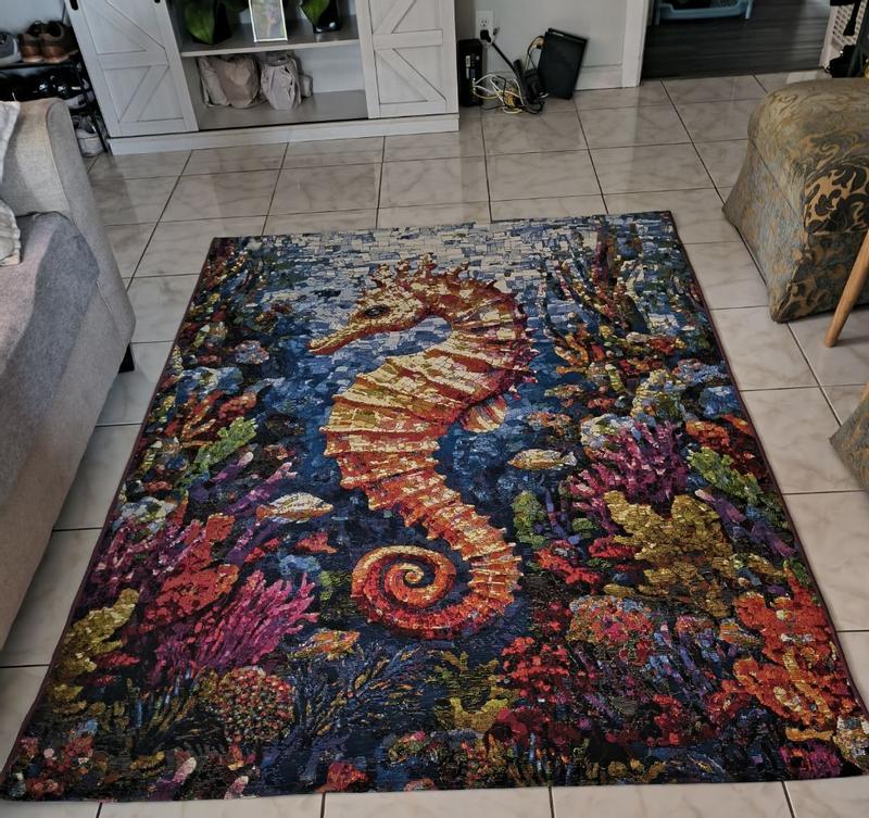 Nourison Home Color Splash 8 x 10 ft Multicolor Indoor or outdoor Area ...