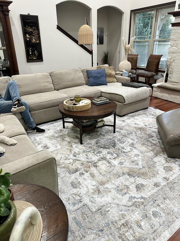 I love my new rug!! Soft and designer style quality! Worth every penny!!