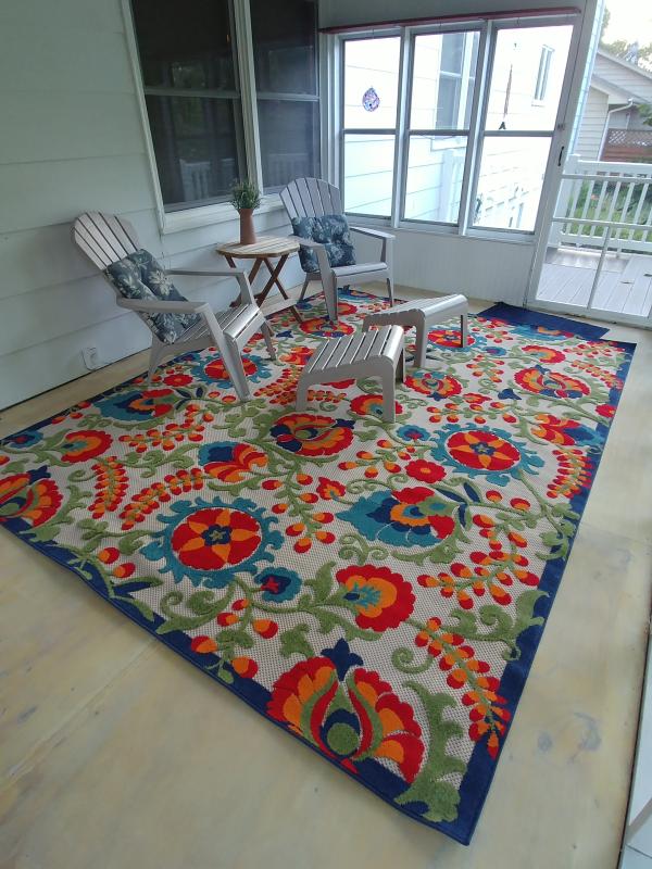 My 7'10" x 10'6" Aloha rug.  I love it!