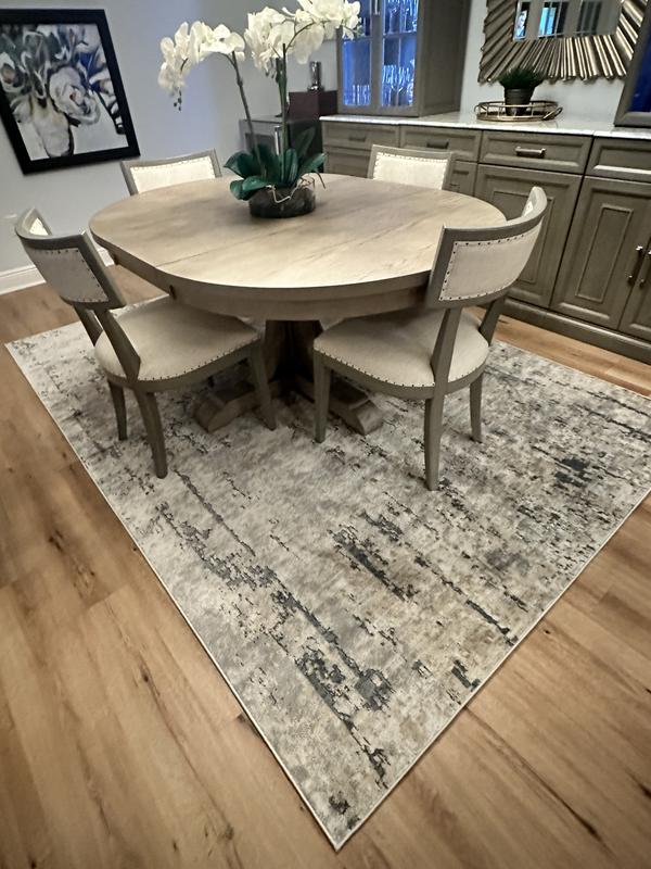 QUARRY QUA03 BEIGE/GREY AREA RUG