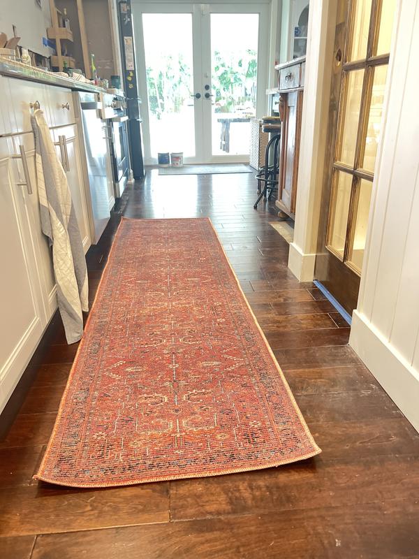 New Concept Washables Brick Indoor only Persian Rug, SR102