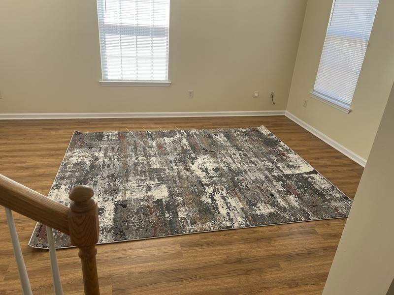 LUDLOW LDW02 GREY/MULTI 9' x 12' AREA RUG